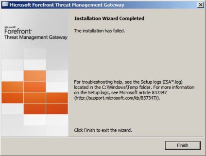 Instalarea gateway-ului de gestionare a amenințărilor în prim plan (front-end tmg) beta 1