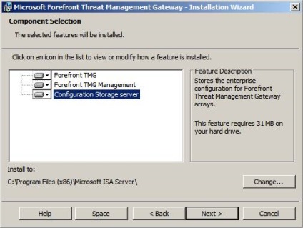 Instalarea gateway-ului de gestionare a amenințărilor în prim plan (front-end tmg) beta 1