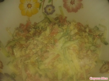 Opciók saláták az omlett szalagról, megosztani) - Szeretek főzni - ország anyu