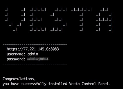 Vesta cp panou de control gratuit pentru server