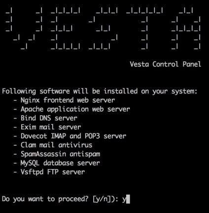 Vesta cp ingyenes szerver vezérlőpult