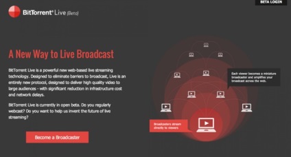 Conducerea economiei - streaming video live prin bittorrent prin torente