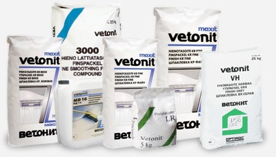 Vetonit, materiale de constructii, reparatii si decoratiuni