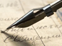 Alegerea unui om în scris de mână