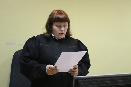 Verdictul acordat asistentei internat la lapoustina este pronunțată