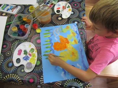 Toate culorile vara - materialul pentru concursul de desen trage vara - copilul în grădiniță