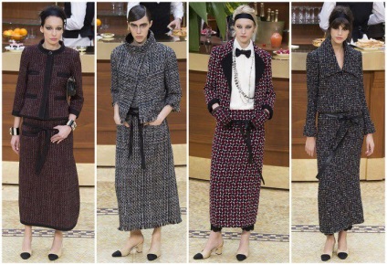 Tricotate Coco Chanel și Carla Campfeld tendințele stilului moderne tricotate chanel de moda -