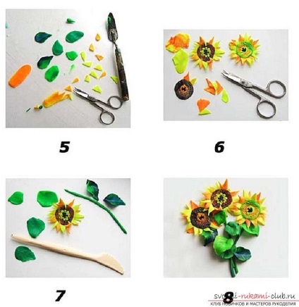 Lecții privind modelarea și crearea de diy pe tema florilor la copii