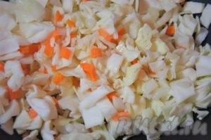 Fried dovlecel cu morcovi si ceapa - pregatim pas cu pas o fotografie
