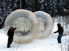 Zorby, zorbing în Moscova și suburbii, plimbare pe zorb, patinaj și coborâre în Zorba, отзывы, цена