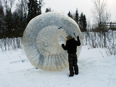 Zorby, zorbing în Moscova și suburbii, plimbare pe zorb, patinaj și coborâre în Zorba, отзывы, цена