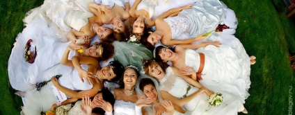 19. esküvői menyasszonyok Moszkvában június 19-én, ismét ünnep!