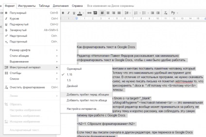 6 Reguli simple pentru formatarea textului în doc-uri Google pentru a evita dezordinea editorului