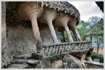 Antonio Gaudi mândru de Barcelona, ​​un ingenios arhitect spaniol de la începutul secolului al XX-lea