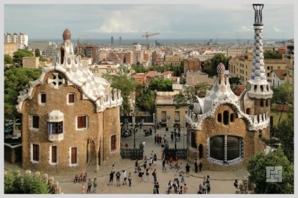 Antonio Gaudi mândru de Barcelona, ​​un ingenios arhitect spaniol de la începutul secolului al XX-lea