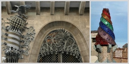 Antonio Gaudi mândru de Barcelona, ​​un ingenios arhitect spaniol de la începutul secolului al XX-lea