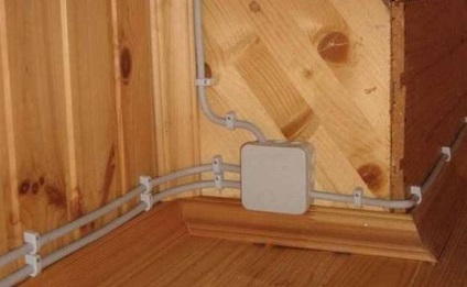 Comutatoare wireless în case din lemn