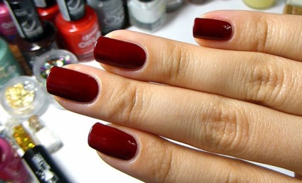 Bordeaux Shellac idei de design foto, costul de gel-lac