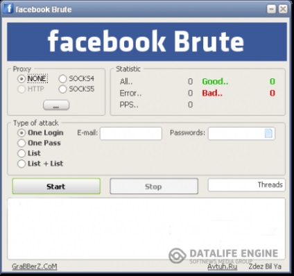 Brutforse icq, programe pentru hacking