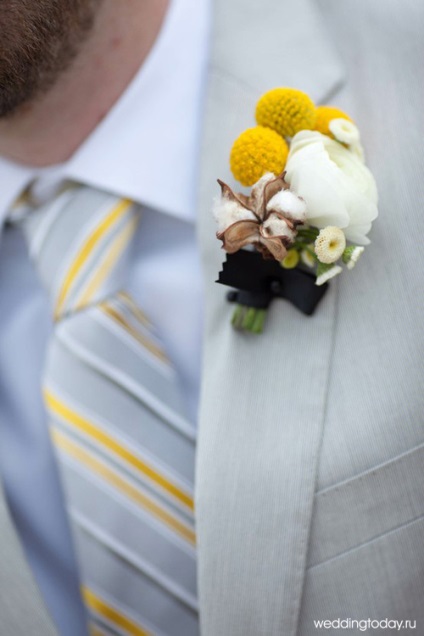 Boutonniere vőlegény fotó