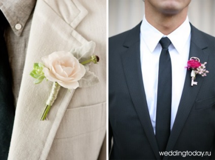 Boutonniere vőlegény fotó