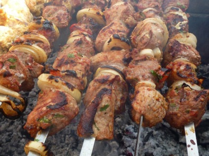 Sucuri de ceai - cea mai bună marinadă pentru kebab shish - kebab de carne de porc marinată de carne de porc - culinar