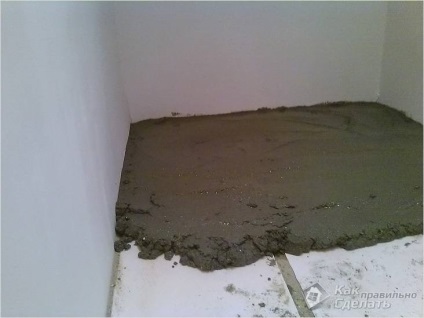 Hogyan lehet fedezni a padló az erkélyen - a padlóburkolat az erkélyen (fotó)