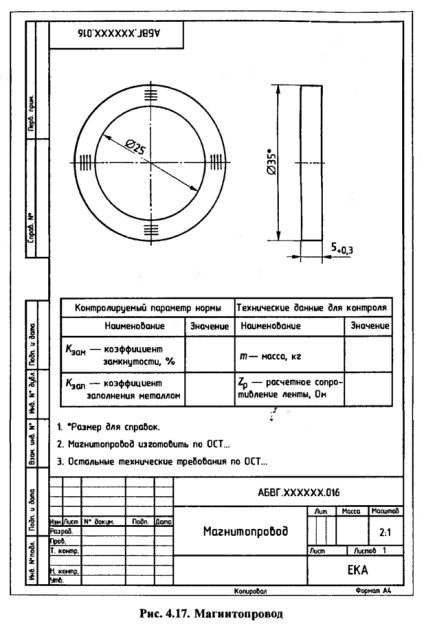 Desene de produse cu înfășurări și circuite magnetice, desene descarcabile, diagrame, desene, modele,