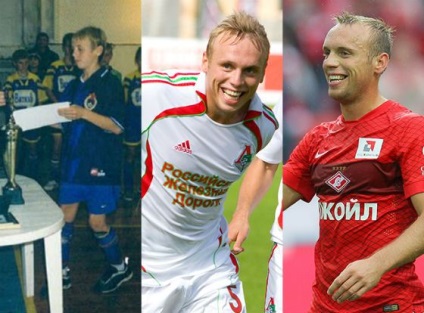 Denis Glushakov biografia jucătorului de fotbal, fotografie, viața personală și soția sa 2017