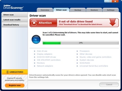 Driverscanner - programul pentru cele mai recente drivere