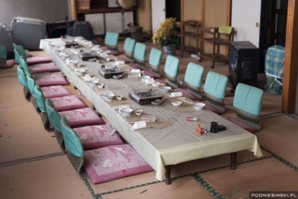 Natura fotografică exterioară absoarbe orașul Fukushima, după o explozie nucleară