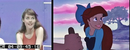 Érzelmek és mozgalmak valódi szereplők, ahonnan Ariel és Herceg Erik a Disney -