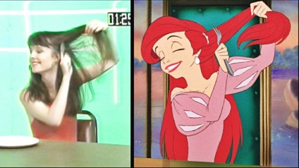 Érzelmek és mozgalmak valódi szereplők, ahonnan Ariel és Herceg Erik a Disney -