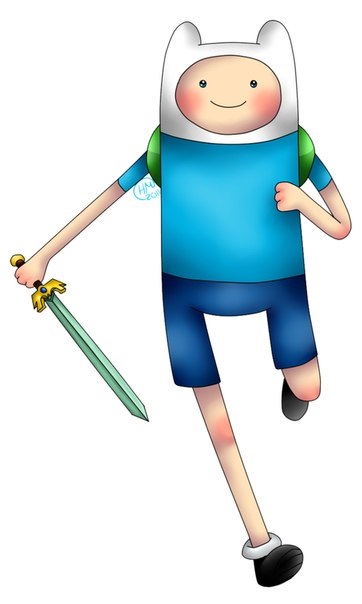 Finn băiat desene animate caricatură timp de aventură pentru tine