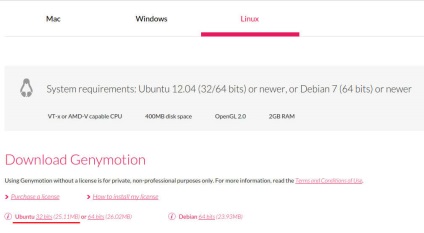 Genymotion - emulator de android pe linux - instalare pe ubuntu