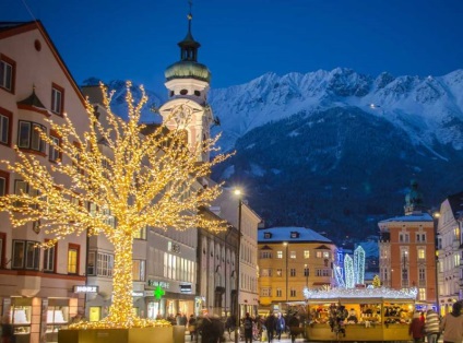Orașul Innsbruck într-un costum de schi sau un leagăn medieval al dinastiei habsburgice
