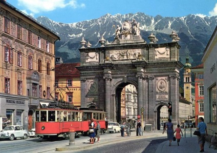 Orașul Innsbruck într-un costum de schi sau un leagăn medieval al dinastiei habsburgice