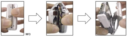 Instrucțiuni pentru dezasamblarea camerelor digitale casio ex-z30, ex-z40