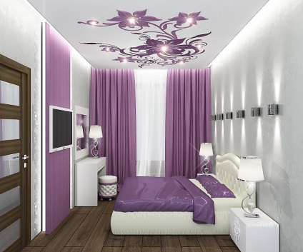Interiorul unui dormitor mic de 10 mp M - fotografie reală a designului