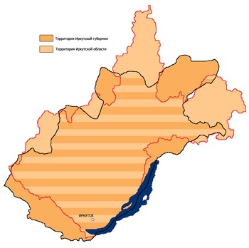 Regiunea Irkutsk wikipedia - harta wikipedia a regiunii Irkutsk - informații de pe Wikipedia pe hartă