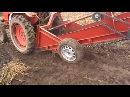 Cum să săpați un cartof cu un tractor t-25 cu propriile mâini