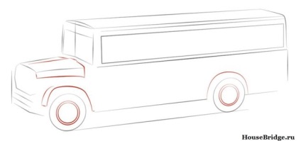 Как да се направи на училищен автобус в етапа с помощта на фото-схема