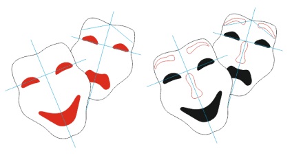Как да се направи молив маска театрални сцени