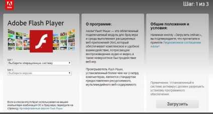 Cum se actualizează flash player-ul în Windows, configurarea serverelor Windows și linux