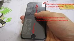 Hogyan ragasszanak egy védőüveget egy alma iphone 6-on