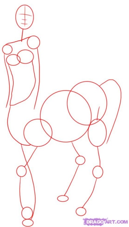 Cum de a desena o fată Centaur pas cu pas