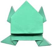 Cum să faci o broască dintr-o schemă de hârtie origami, vizionați lecție gratuită online, formare video