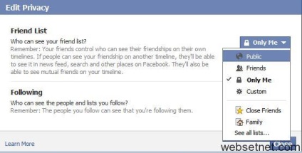 Cum să ascundeți lista de prieteni pe Facebook