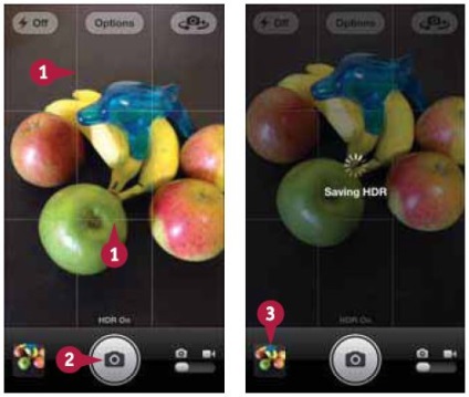 Cum se configurează crearea de fotografii în formatul hdr și imagini panoramice în iphone 5 - iphone - ipad