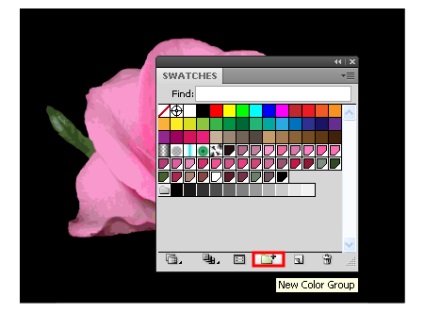 Cum într-un minut pentru a crea un grup de culori în panoul de swatches Adobe Illustrator, utilizând culori